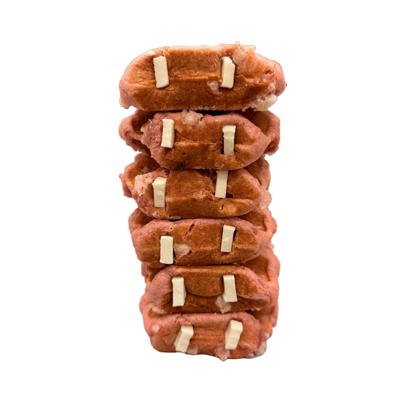 Bruges 6-Pack: Strawberry Cheesecake Liège Waffle