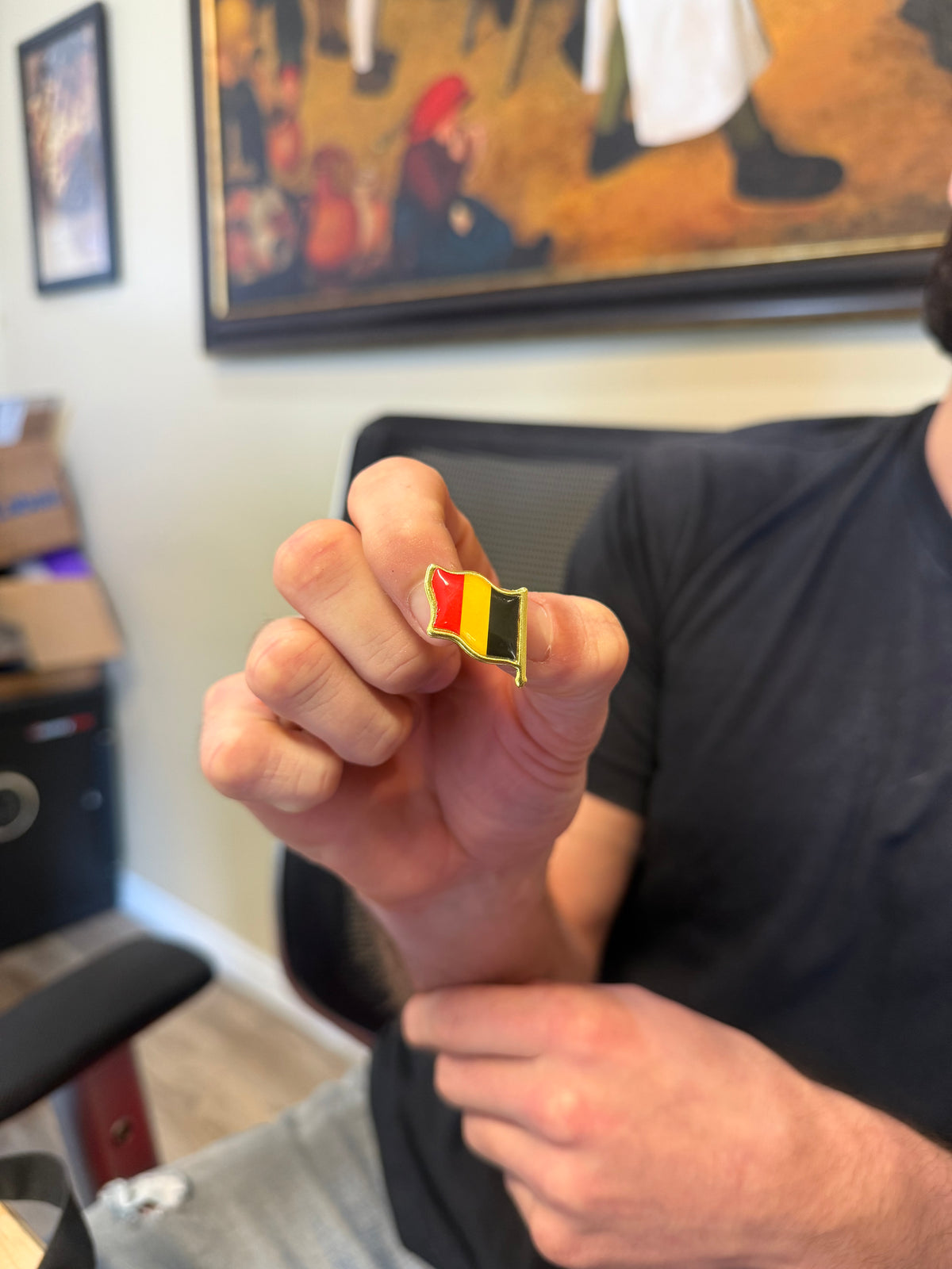 Belgium Flag Pin