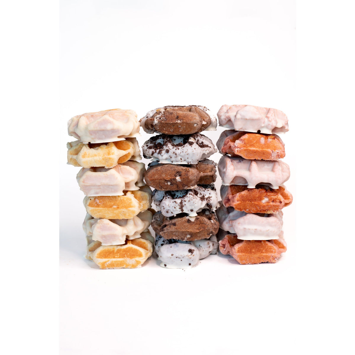 Three boxes. 18 waffles. 20% off.