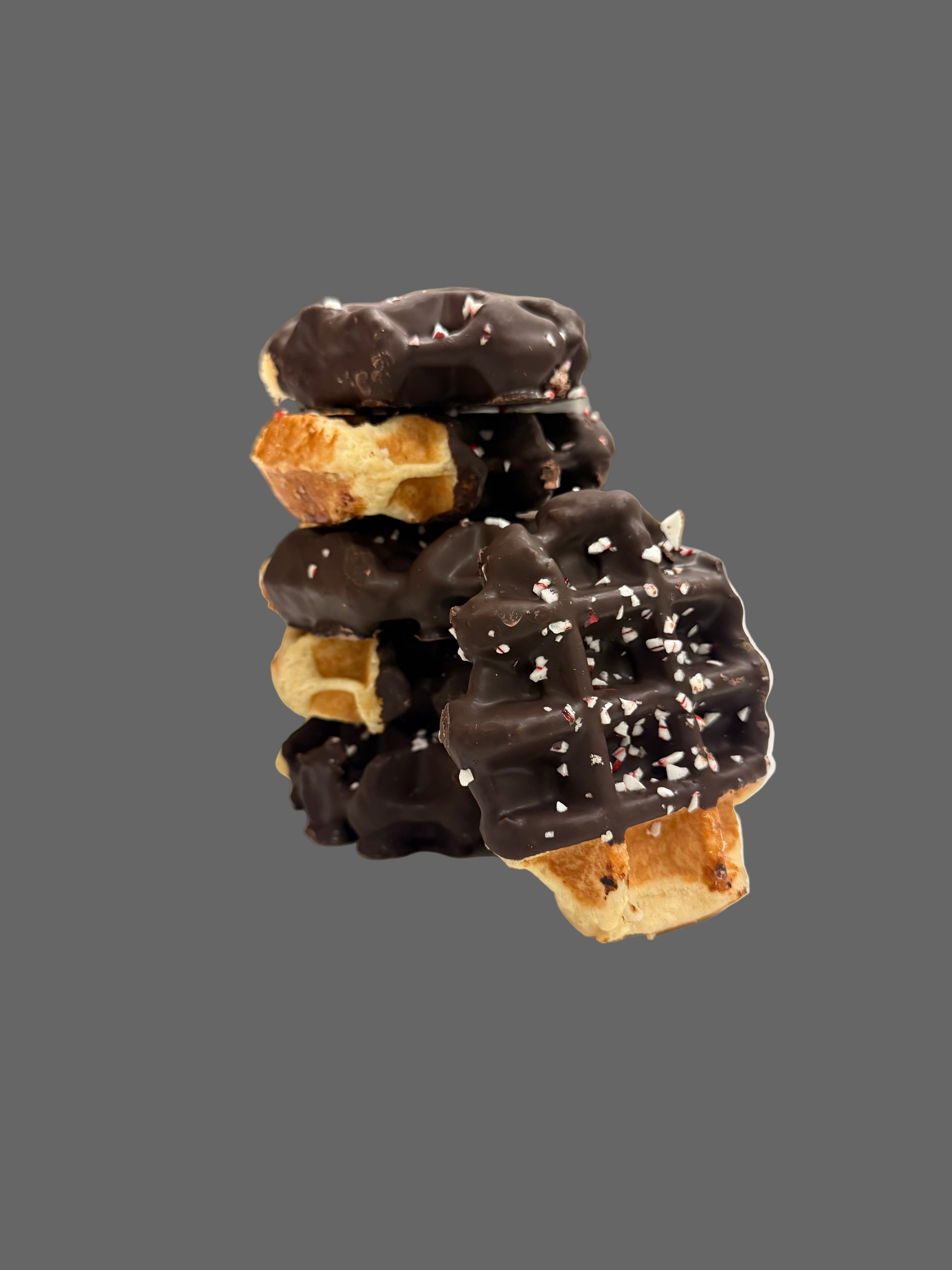 Bruges 6-Pack: Peppermint Dark Liège Waffle