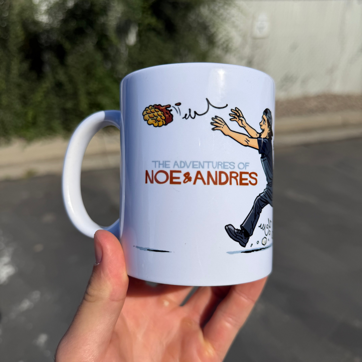 Bruges Adventures of Noe & Andres Mug
