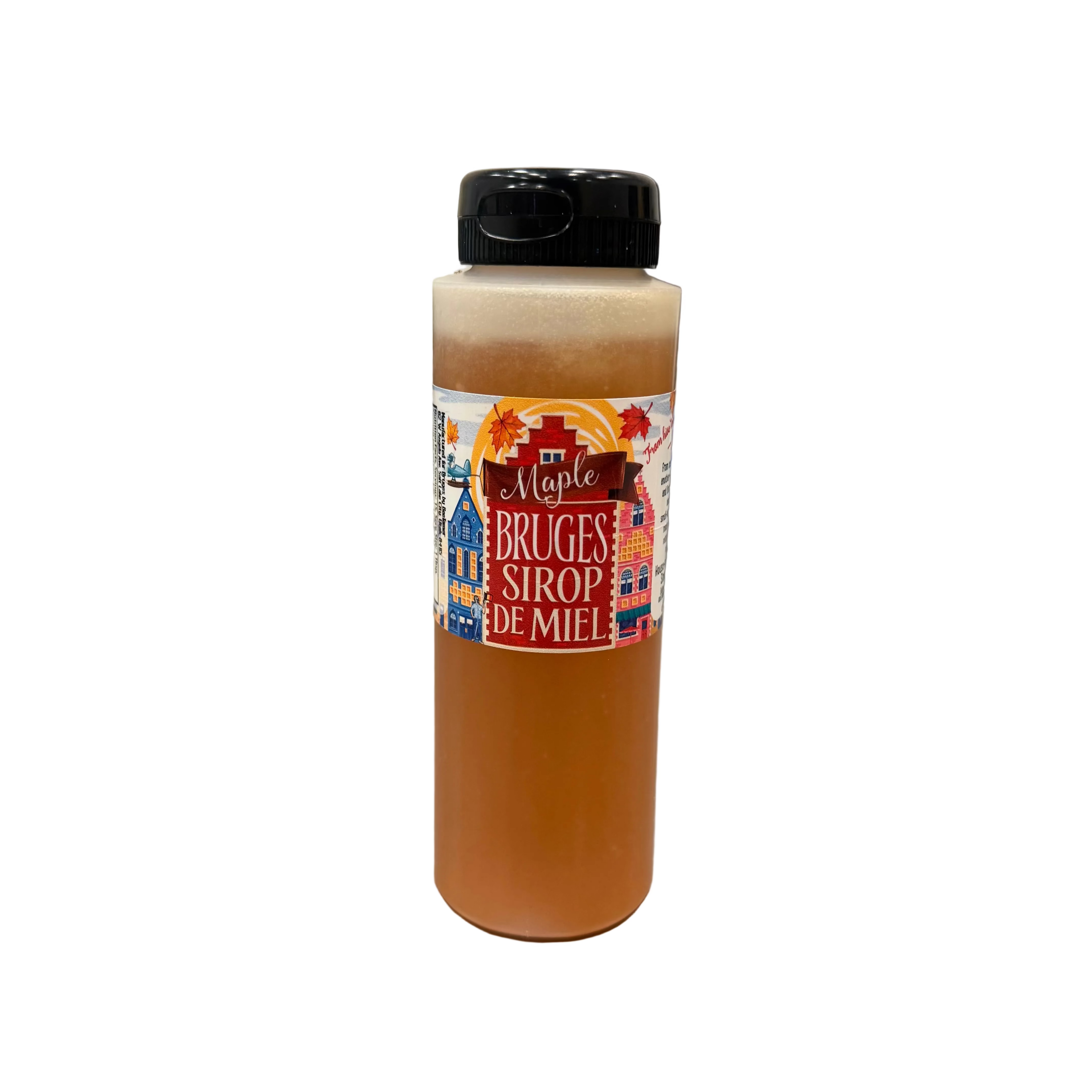 Bruges Crème de Miel & Sirop de Miel — Creamed Honey and Honey Syrup (11 oz) Squeeze Bottle