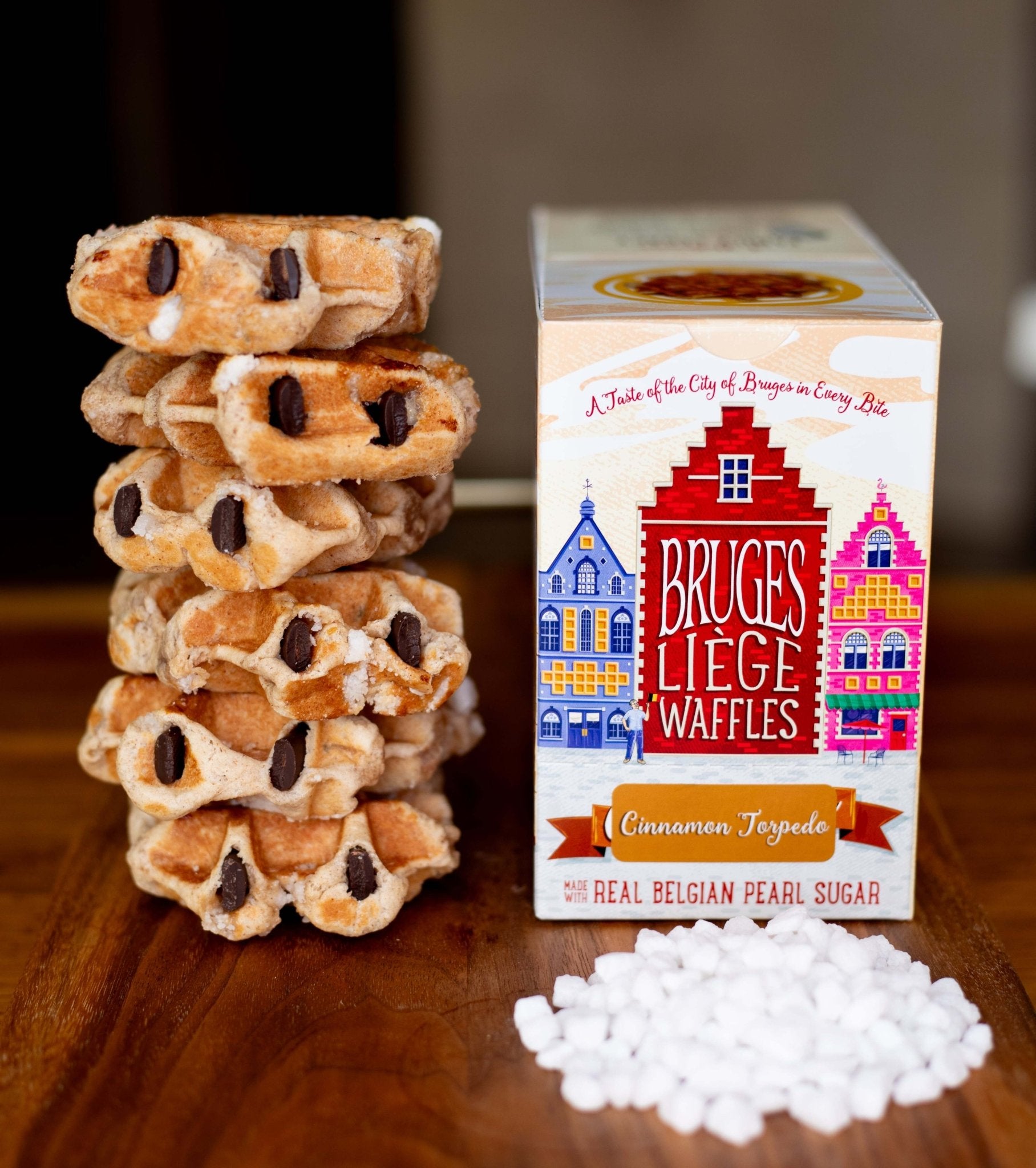 Bruges 6-Pack: Cinnamon Torpedo Liège Waffle