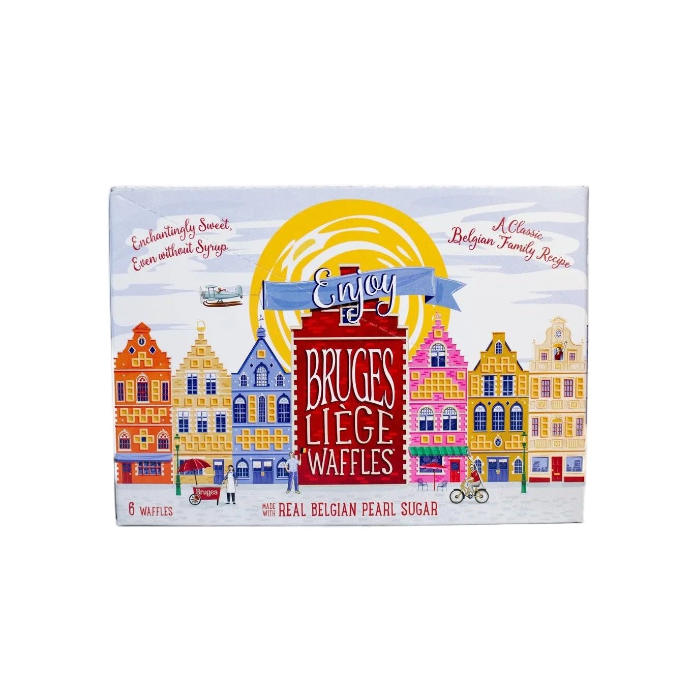 Bruges 6-Pack: Classic Liège Waffles
