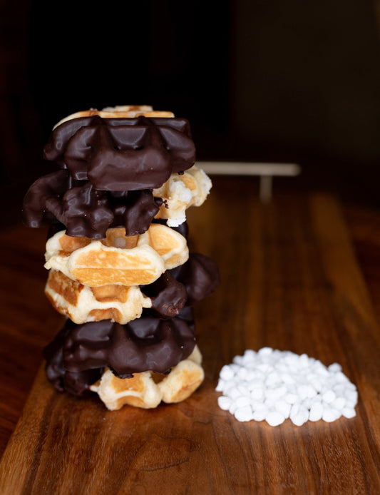 Bruges 6-Pack: Dark Chocolate Liège Waffle