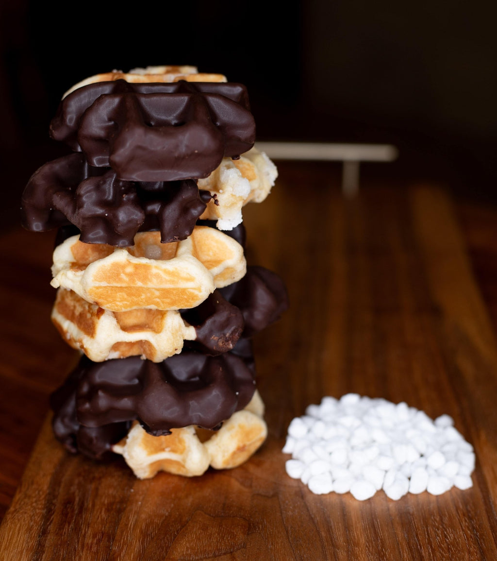 Bruges 6-Pack: Dark Chocolate Liège Waffle