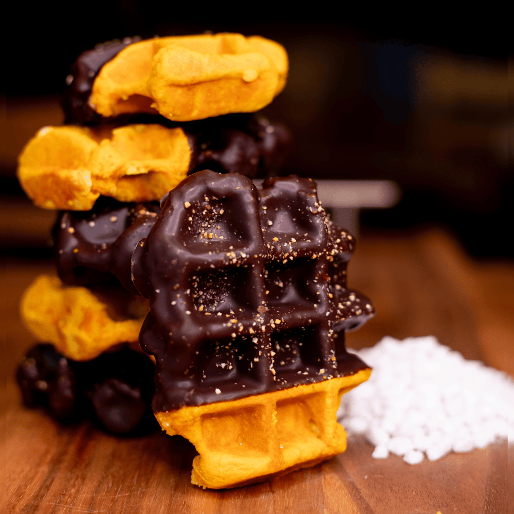 Bruges 6-Pack: Orange Dark Chocolate Liège Waffle