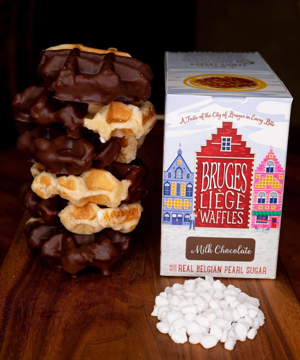 Bruges 6-Pack: Milk Chocolate Liège Waffle