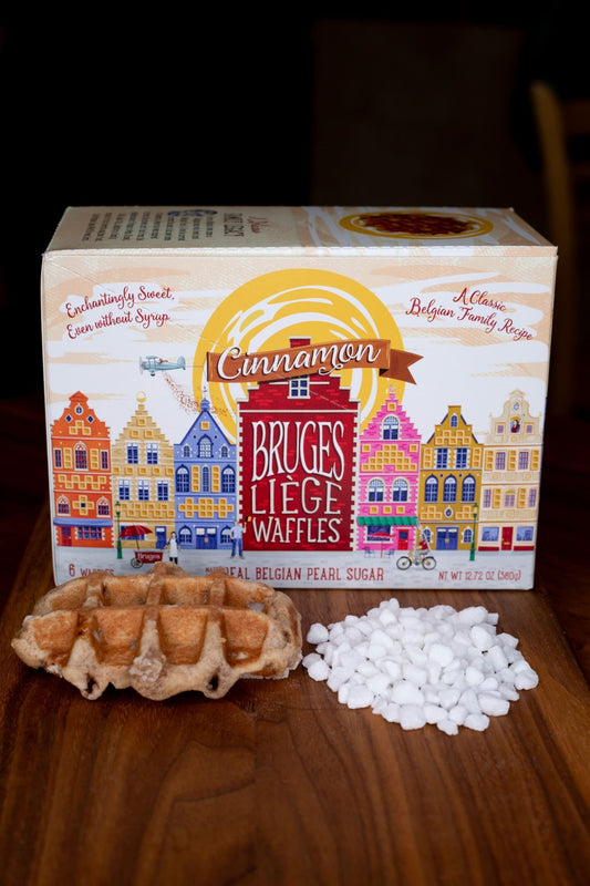 Bruges 6-Pack: Plain Cinnamon Liège Waffle