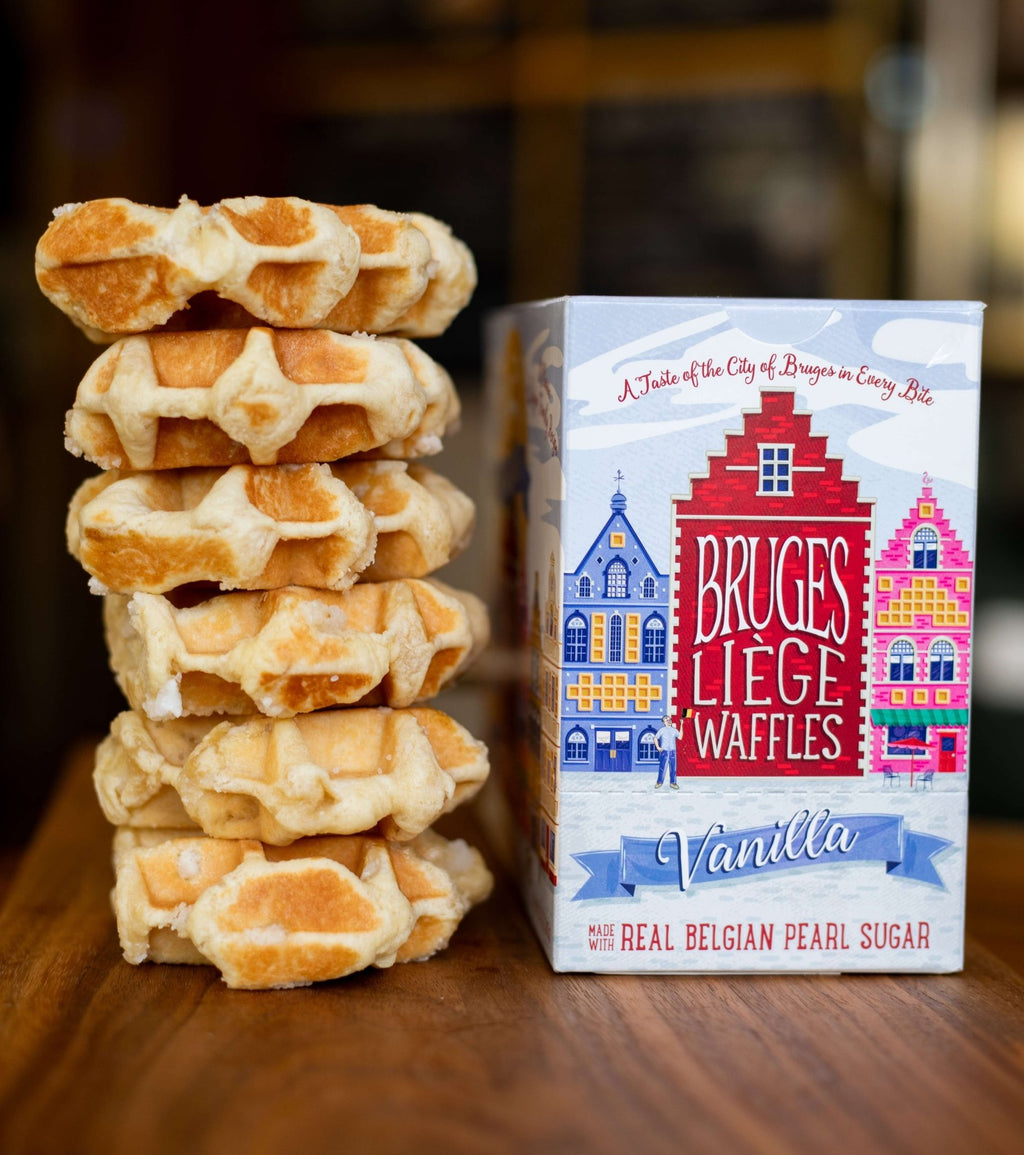 Bruges 6-Pack: Plain Vanilla Liège Waffle