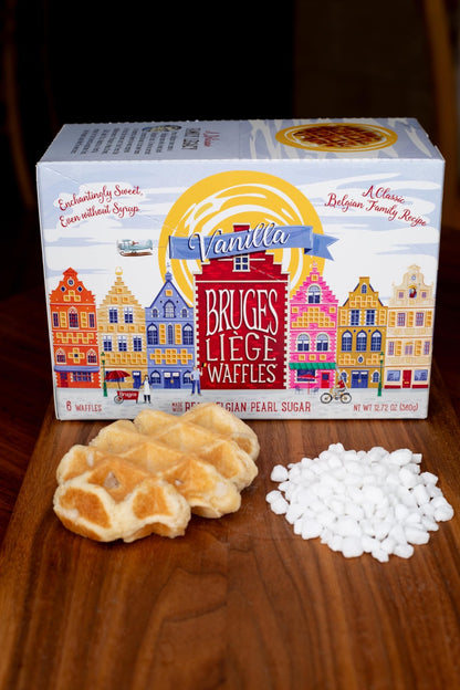 Bruges 6-Pack: Plain Vanilla Liège Waffle