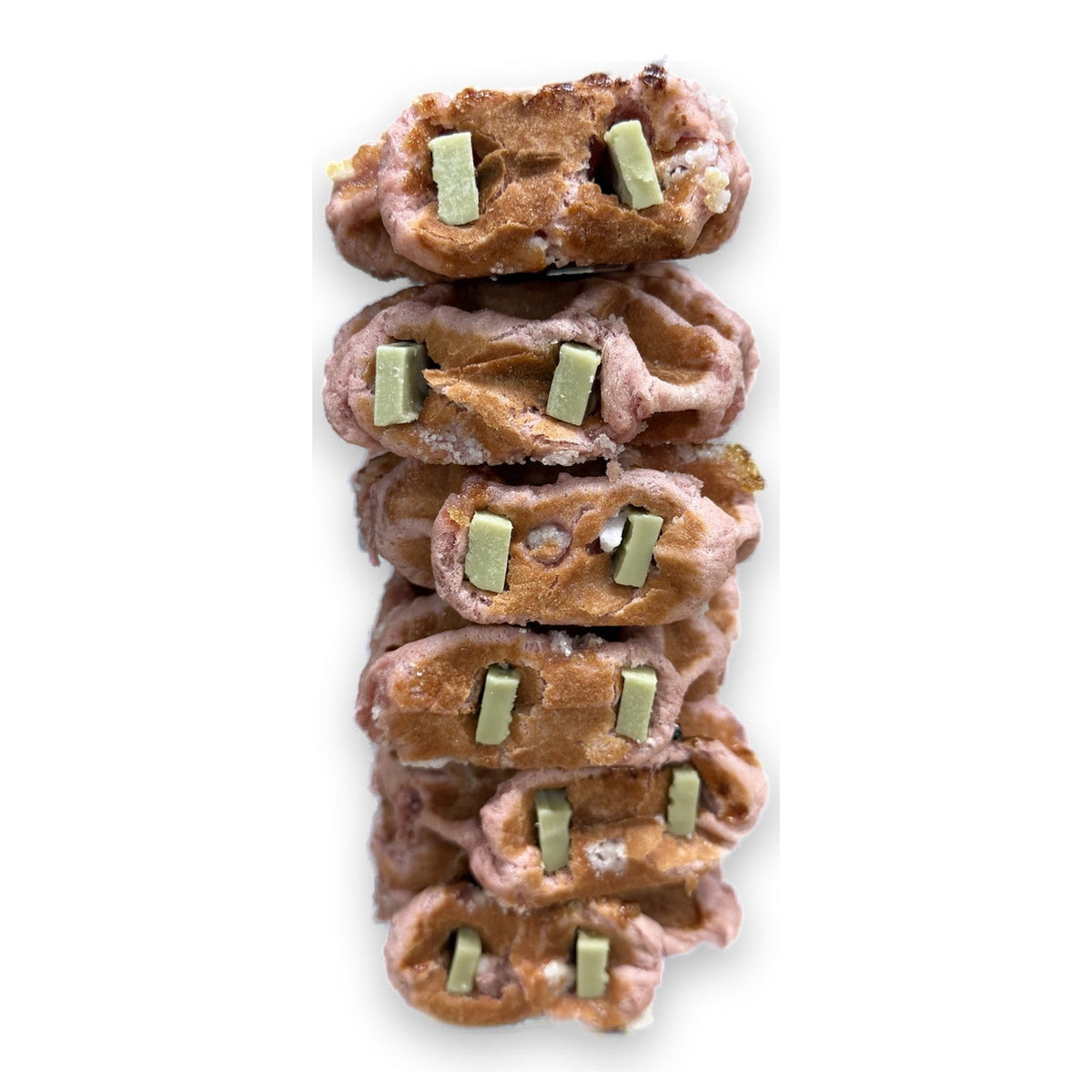 Bruges 6-Pack: Strawberry Matcha Torpedo Liège Waffle