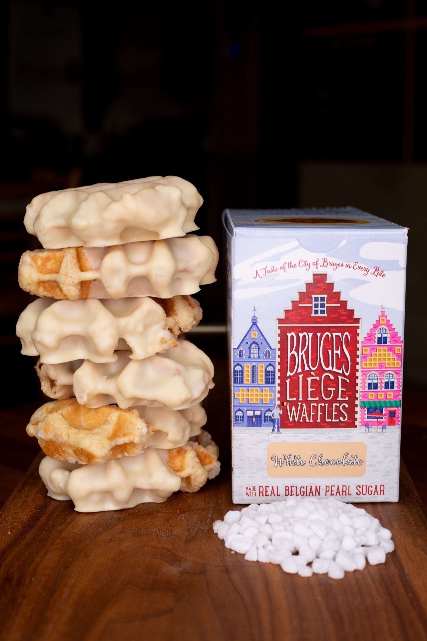 Bruges 6-Pack: White Chocolate Liège Waffle
