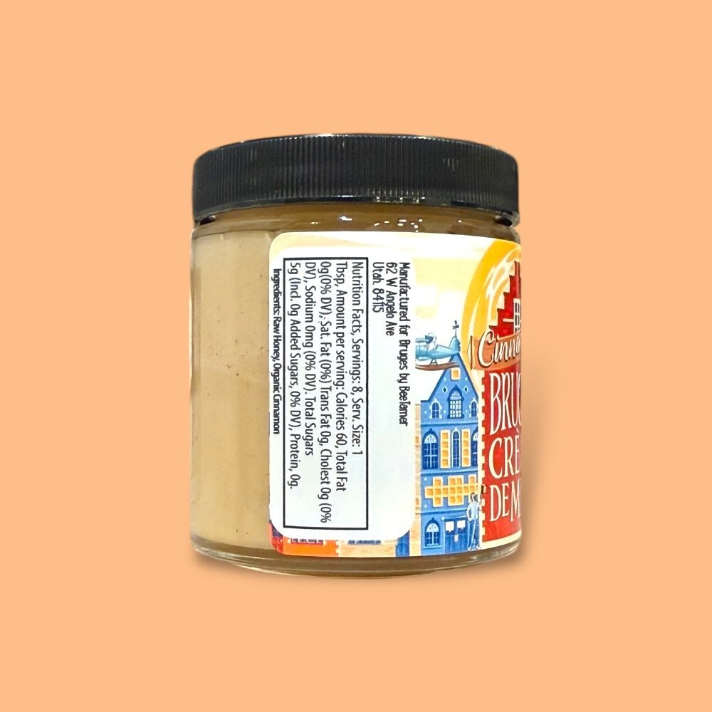Bruges Crème de Miel – Cinnamon Creamed Honey (6 oz)