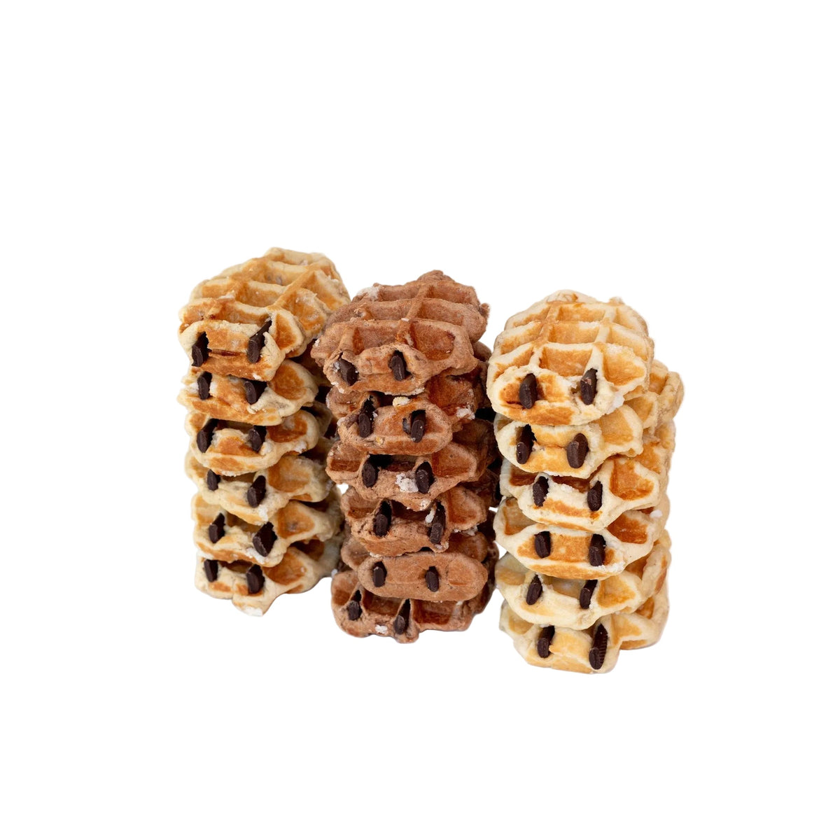 Three boxes. 18 waffles. 20% off.